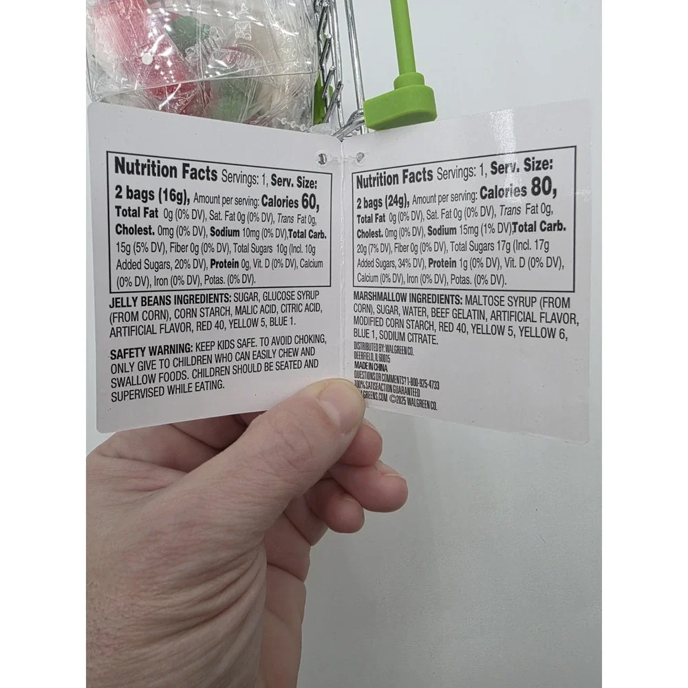 Mini Real Working Green Shopping Trolley/Cart/Buggy With Candy-Candy Is In Date